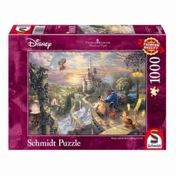 Schmidt Spiele - Thomas Kinkade: Disney - Skjønnheten og udyret, 1000 brikker (SCH59475)
