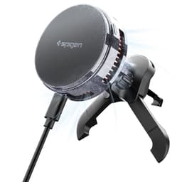 Spigen EV25MFAQ Essential bilholder med trådløs opladning 25W Qi2.2 MagSafe - Sort