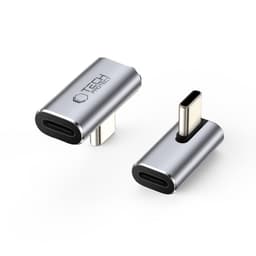 Tech-Protect UltraBoost AA03 USB-C vinkeladapter USB4 100W - Grå
