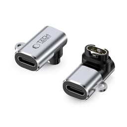 Tech-Protect UltraBoost USB-C till Garmin Watch adapter vinkel 5W - Grå