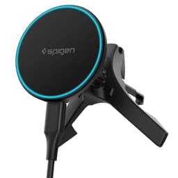 Spigen EV15MAQ Essential MagSafe/Qi2 bilholder trådløs opladning 15W - Sort