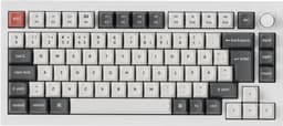 Keychron Q1 Ultra gaming tastatur (hvid, røde kontakter)