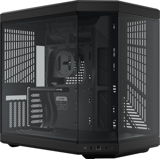 HYTE Y70 hærdet glas PC kabinet (kulsort)