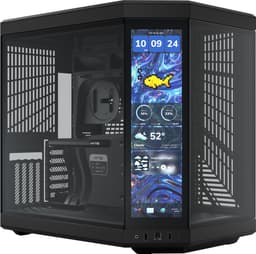HYTE Y70 Touch infinite 14,9" hærdet glas PC kabinet (kulsort)