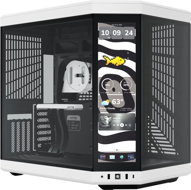 HYTE Y70 Touch infinite 14,9" hærdet glas PC kabinet (panda)