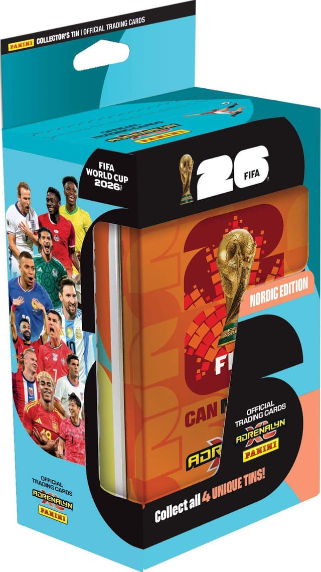 Panini FIFA World Cup 2026 Adrenalyn XL Mega Tin samlarkort
