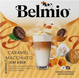 Belmio Caramel Macchiato Dolce Gusto kahvikapselit (8x2 kpl)