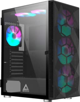 Montech X3 Mesh PC kabinet (sort)
