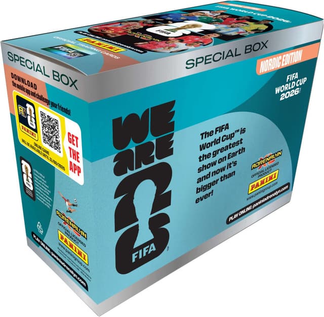 Panini World Cup 2026 Adrenalyn XL Presentask samlarbilder