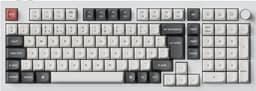 Keychron Q5 Ultra gaming tastatur (hvid, brune switches)