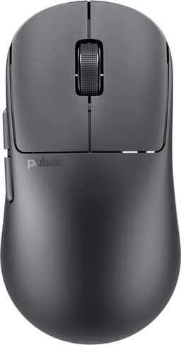 Pulsar X2N Crazylight Medium trådløs mus (jet black)