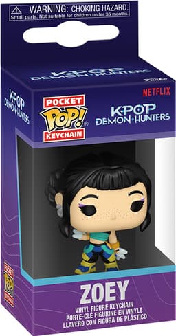 Funko POP! KPop Demon Hunters Zoey nyckelring