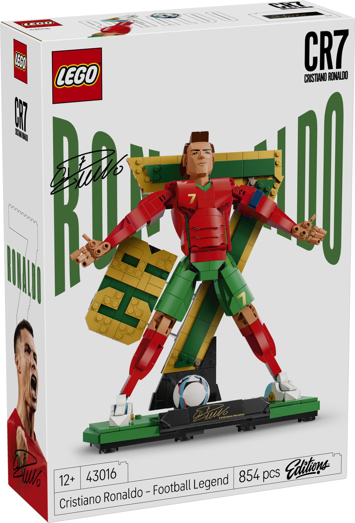 LEGO Editions Fotball-legenden Cristiano Ronaldo 43016 - Elkjøp