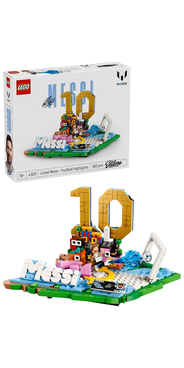 LEGO Editions Lionel Messi – fotbollshöjdpunkter 43011
