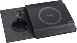 EVOline Circle80 Slide Qi-lataus virtalähde (black)
