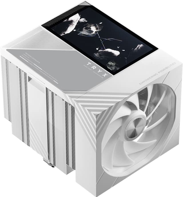 TRYX TURRIS 620 120mm Dual-Tower CPU luftkøler (hvid)