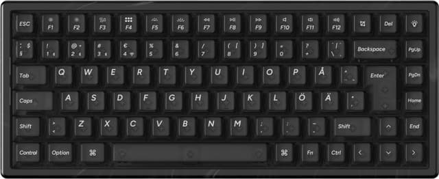 Keychron K2 HE SE trådløst gaming-tastatur (sort)