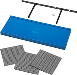 LEGO hylle (blå)