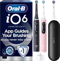 Oral-B iO6 Sens Duo sähköhammasharja 067508 (Black Lava/Pink Sand)