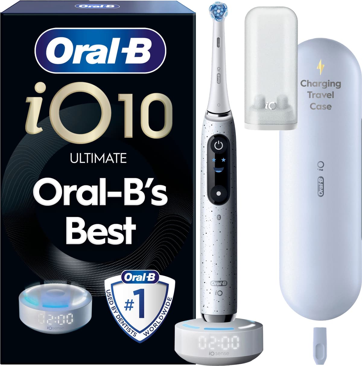 Oral-B iO10 elektrisk tandbørste 067423 (Stardust hvid) - Billede 1