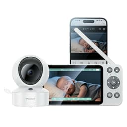 YESIDO Babyalarm Babyur Kamera 2.4G+WiFi 1080P HD Videokamera Nattesyn