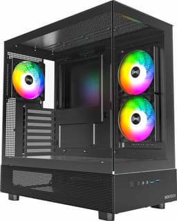 Montech XR Tempered Glass PC kabinett (sort)