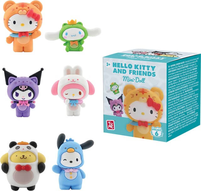 YuMe Hello Kitty Mini-Doll Forest Friends Blind Box actionfigur ...