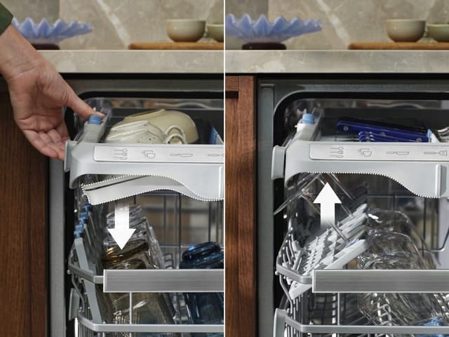 Fler sätt att fylla maskinen med multifunktionella FlexiMax Pro korgar