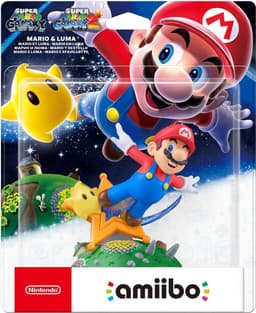 Nintendo Amiibo karakter - Super Mario Collection - Mario & Luma