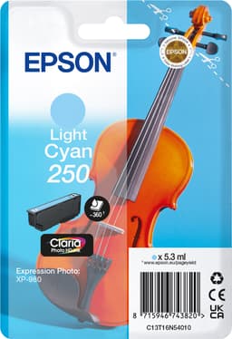 Epson 250 blækpatron (lys cyan)