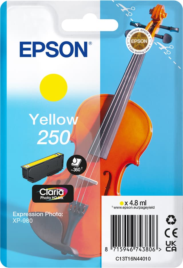 Epson 250 bläckpatron