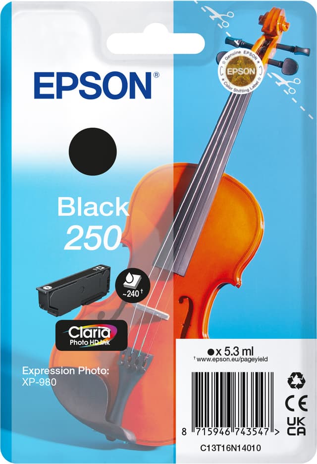 Epson 250 bläckpatron (svart)