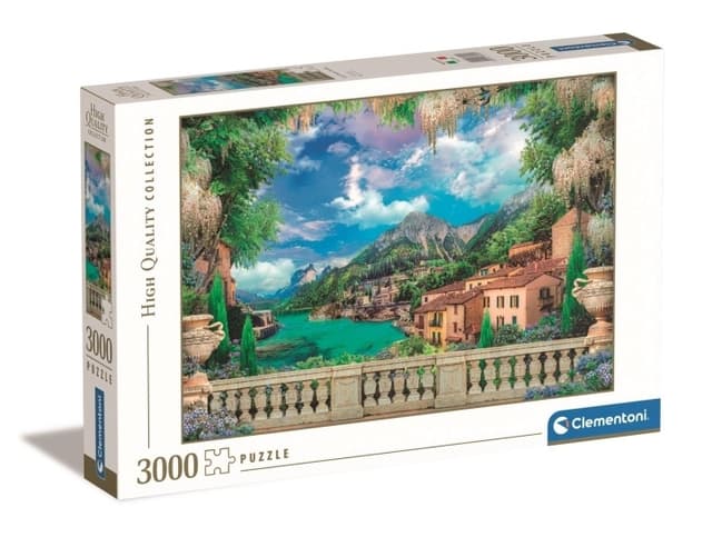 Clementoni 3000 st High Quality Collection Lummig terrass vid sjö