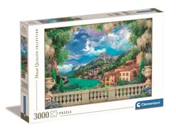 Clementoni 3000 st High Quality Collection Lummig terrass vid sjö