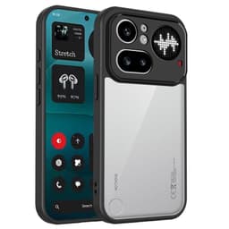 TPU+Acrylic deksel til Nothing Phone 4a Pro - Onyx Black