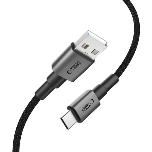 Tech-Protect Ultraboost DNA USB-C-kabel 3A 1m - Iron Grey | Elgiganten