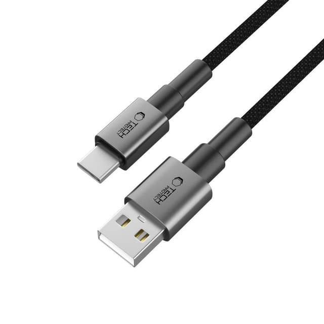 Tech-Protect Ultraboost DNA USB-C-kabel 3A 1m - Iron Grey | Elgiganten