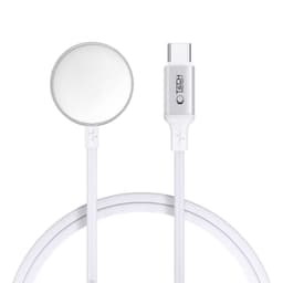 Tech-Protect MC02 UltraBoost magnetisk laddare USB-C 1m Apple Watch - Vit