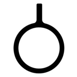 SKALO Selvklæbende Magnetisk Metalring - Sort