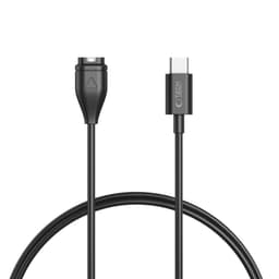 Tech-Protect MC04 UltraBoost laddkabel USB-C för Garmin Watch 1m - Svart