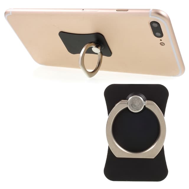 SKALO CMZWT Metalring Mobilgreb 360° Roterbar til Mobil - Sort