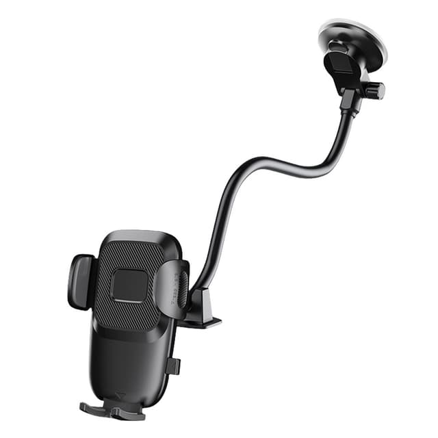 SKALO X034 Fleksibel Mobilholder med Sugekop til bilen - Sort
