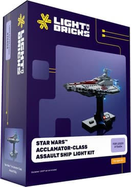Light My BricksStar Wars Acclamator Class Ship valosarja