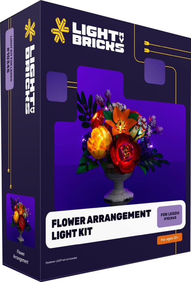 Light My BricksFlower Arrangement lyspakke