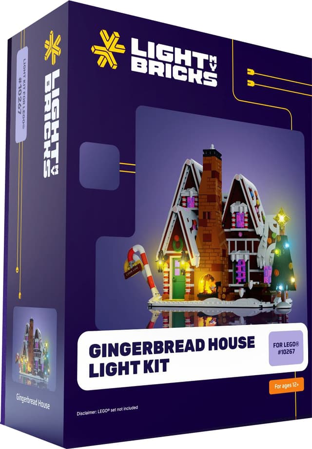 Light My BricksGingerbread House lyspakke