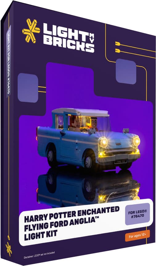 Light My Bricks™ Enchanted Flying Ford Anglia lyspakke