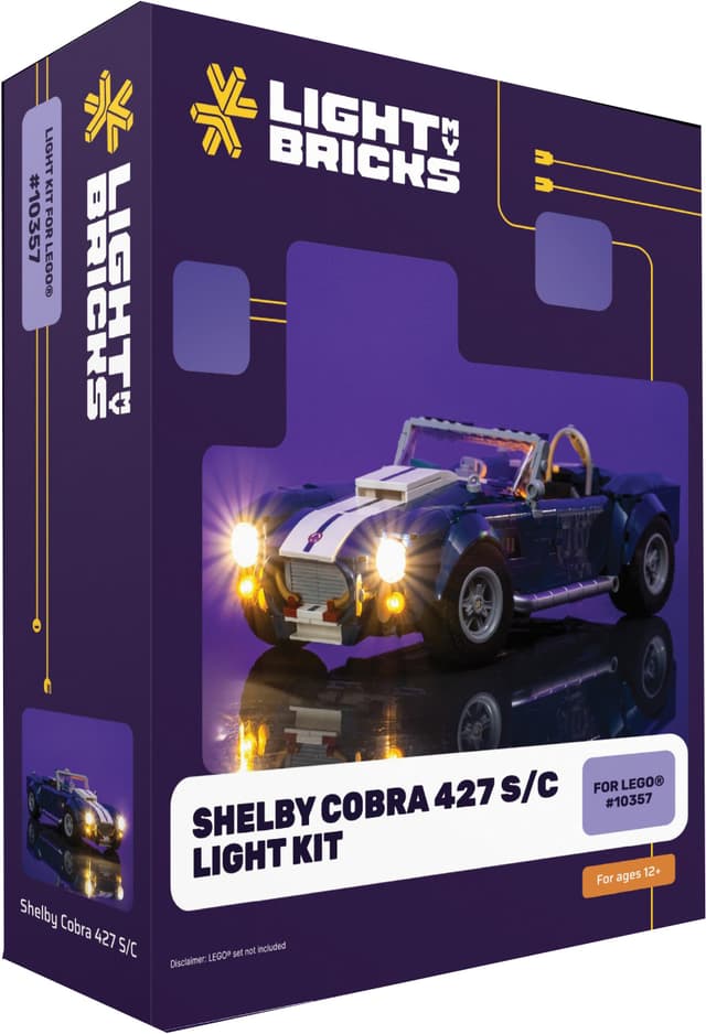 Light My Bricks™ Shelby Cobra 427 lyssæt