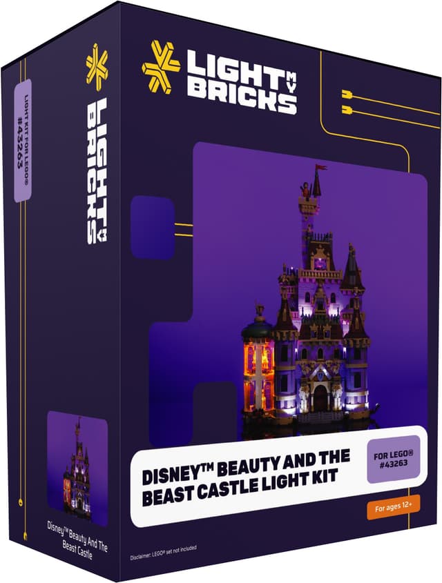 Light My Bricks™ Disnay Skønheden og Udyret lyspakke