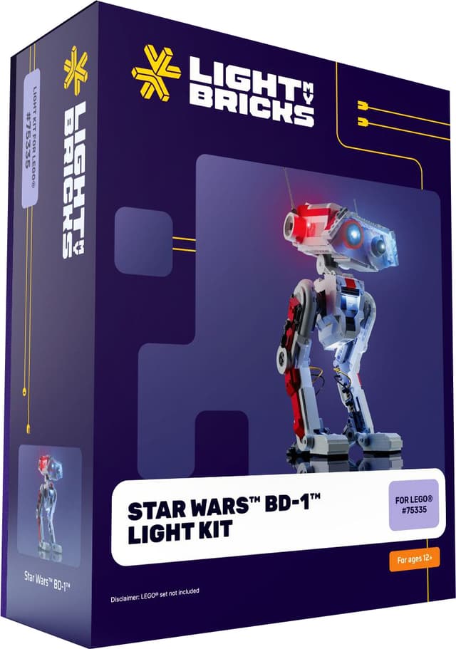 Light My Bricks ljuskit Star Wars BD-1 75335