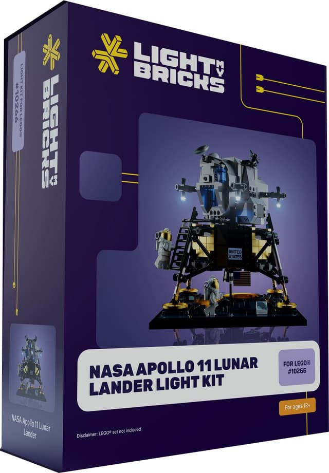 Light My Bricks™ Apollo 11 Månlandare ljuskit